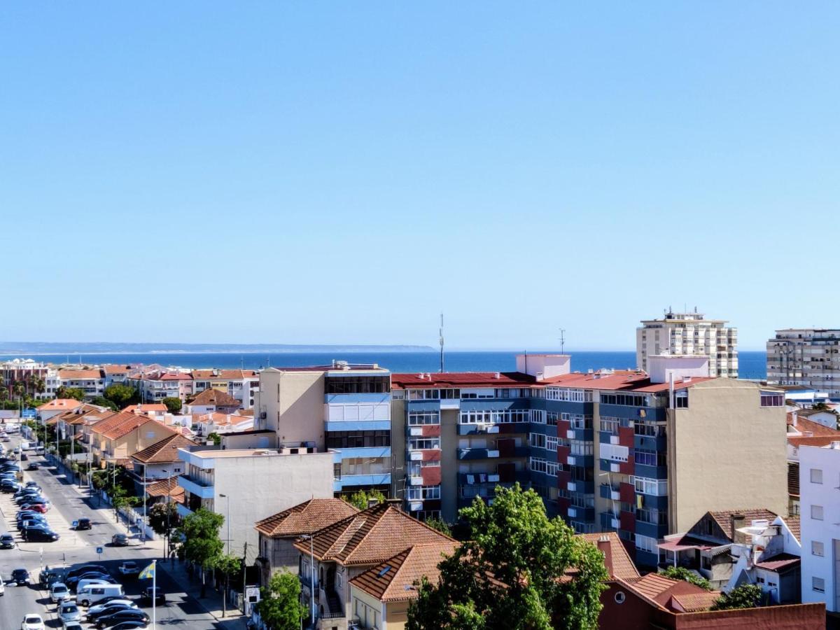 Lovely Lisboa Costa da Caparica seaview apartment Esterno foto