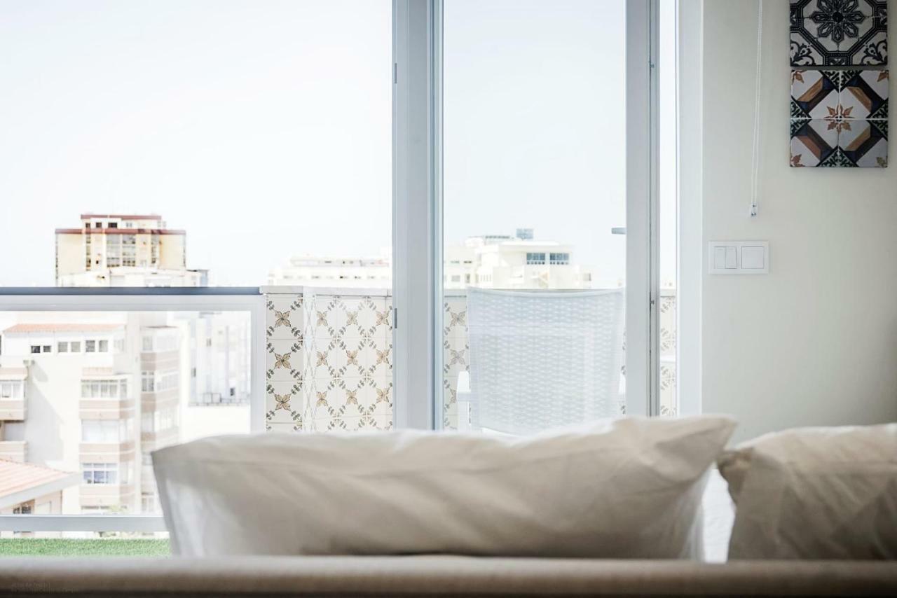 Lovely Lisboa Costa da Caparica seaview apartment Esterno foto